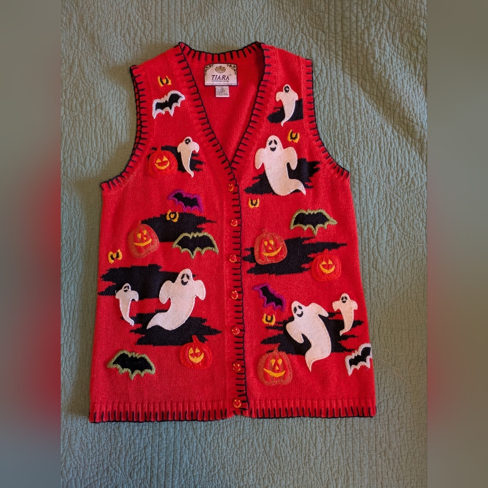 Vintage Halloween Vest - Unisex Adult
